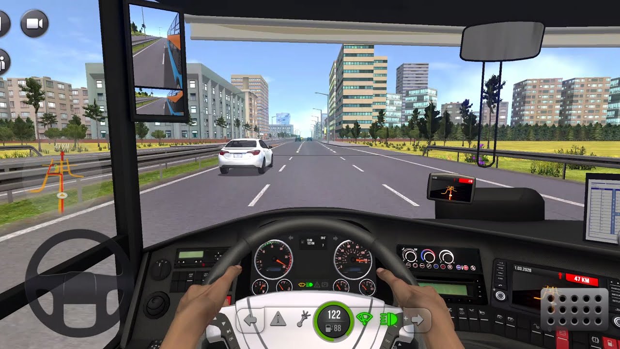 Bus Simulator: Ultimate |City 🏙️ road 🛣️| DriveXZuuks |Mobile Gameplay |Drive with Devil