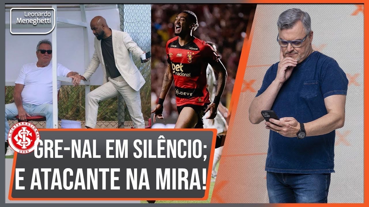 O revelador silêncio da direção do Inter sobre o Gre-Nal, e o veloz atacante que está na mira!
