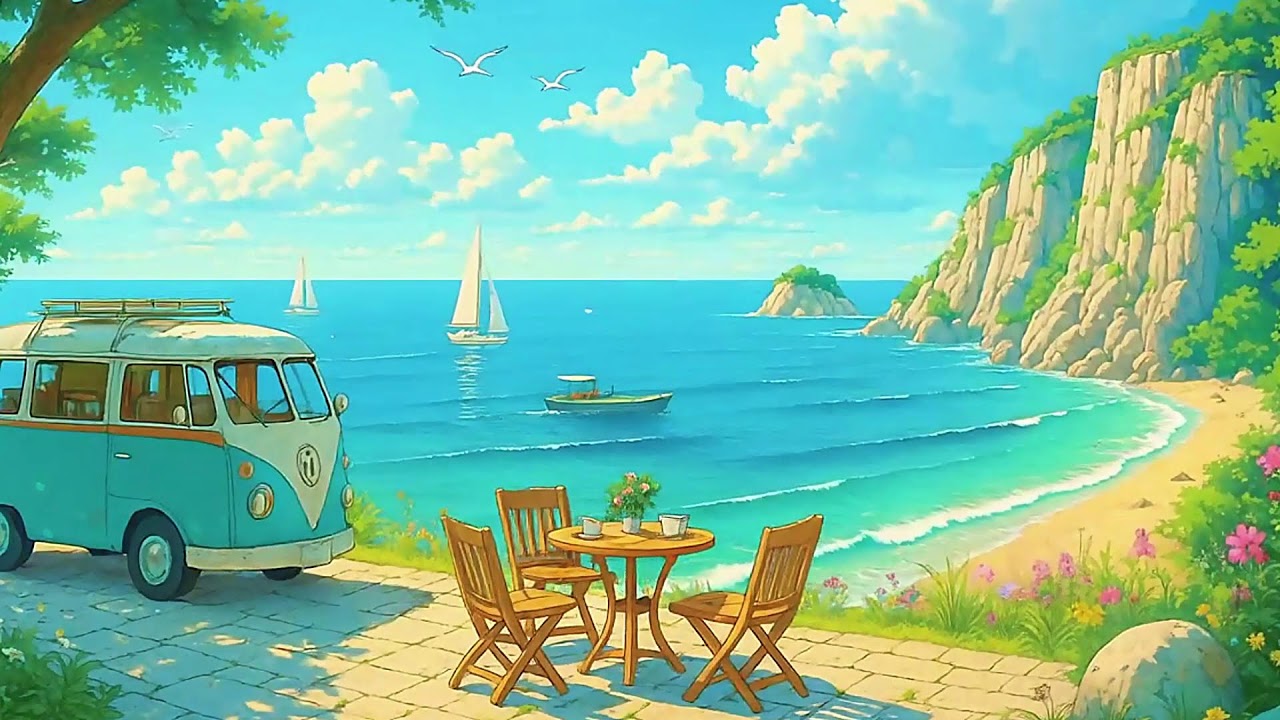 Coffee Morning in Spring 🌸 Aesthetic Lofi to Make Your Better Mood ✨ Lofi Hip Hop to Heal/Chill