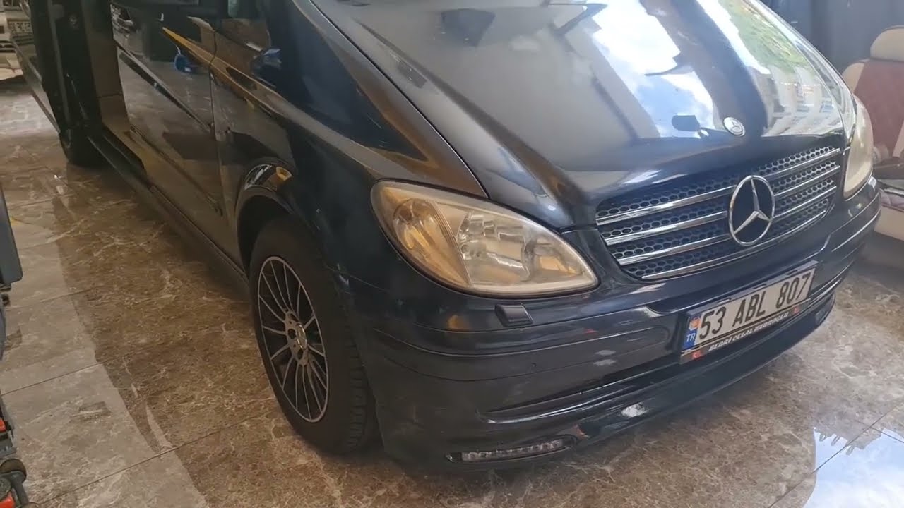 Mercedes Benz Viano ambiente activity'nin kırılan kalbini onardım :)