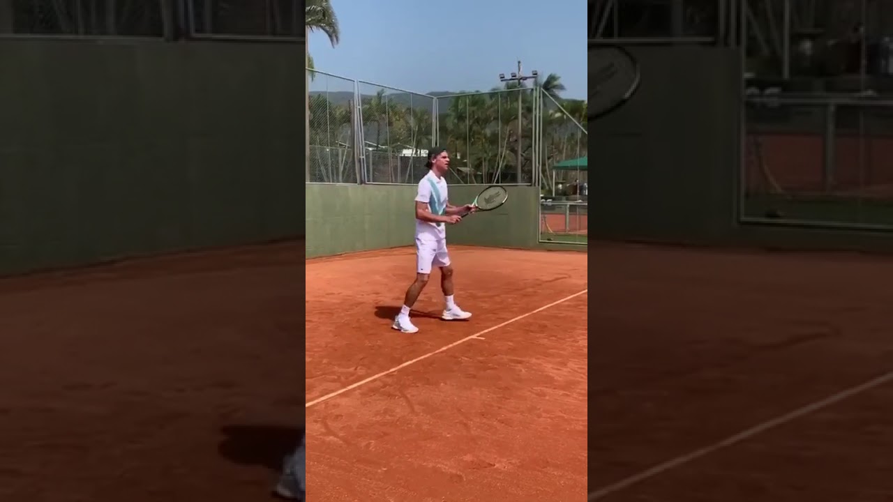 Gustavo Kuerten still has it at 44years old! 🔥