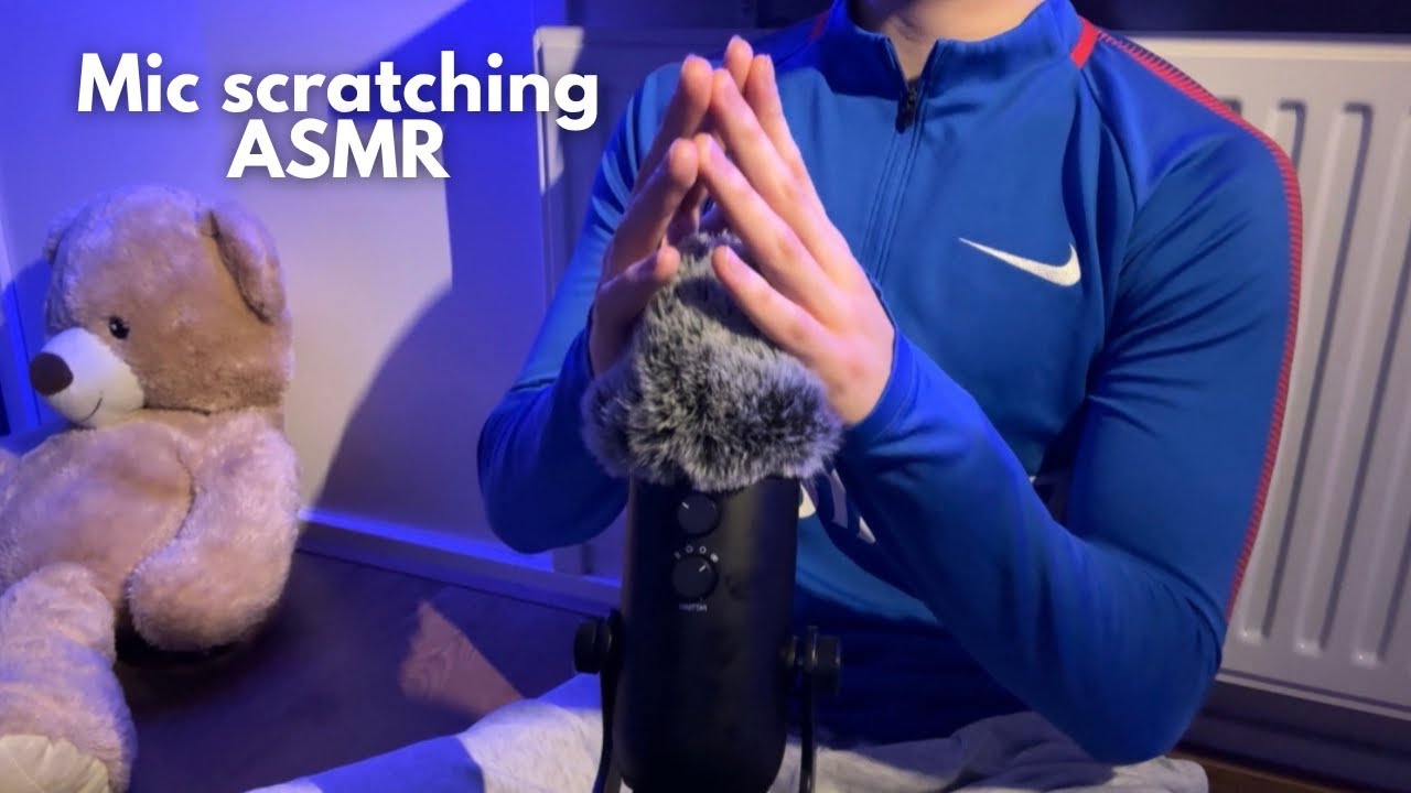 ASMR fluffy mic scratching for when you want to sleep