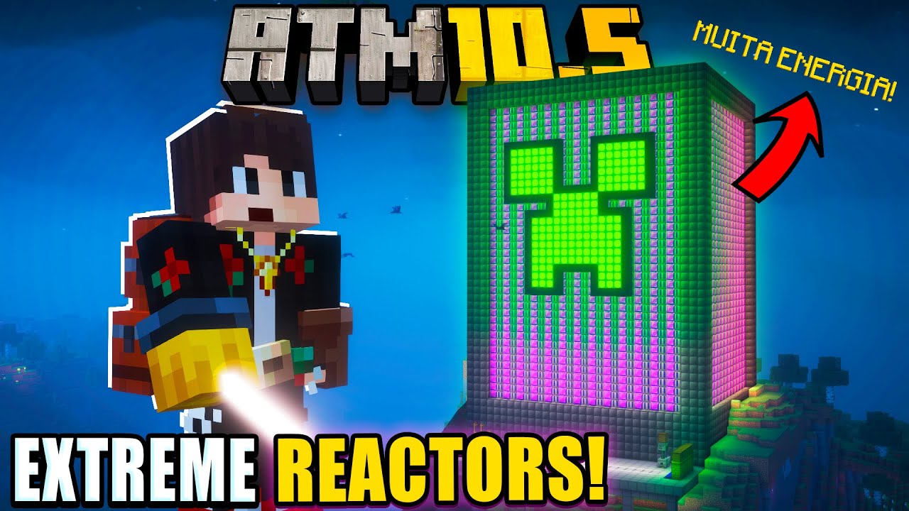 ZERANDO O EXTREME REACTORS PRA ATM STAR! INSANITE BLOCK! #ATM10.5 HARDCORE EP 37!