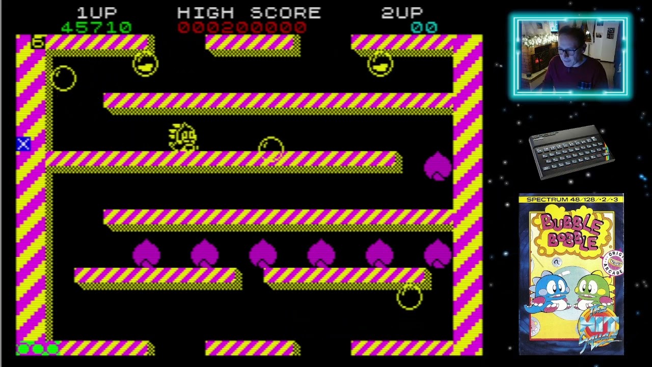 Oggi giochiamo a BUBBLE BOBBLE  -  ZX SPECTRUM