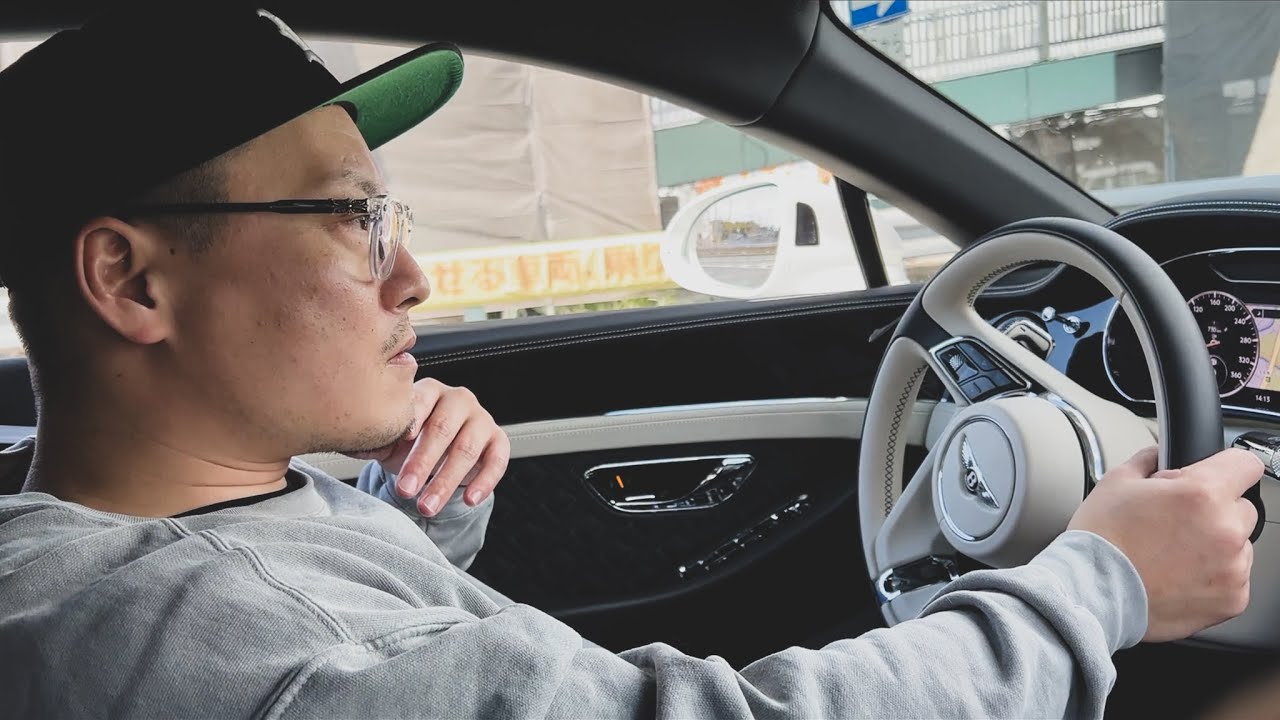 【4K】【世界１位】現行ベントレーコンチネンタルGTで田舎道を走る!日本一の車屋社長が３２００万円の車に乗った感想　＃1Bentley Continental GT