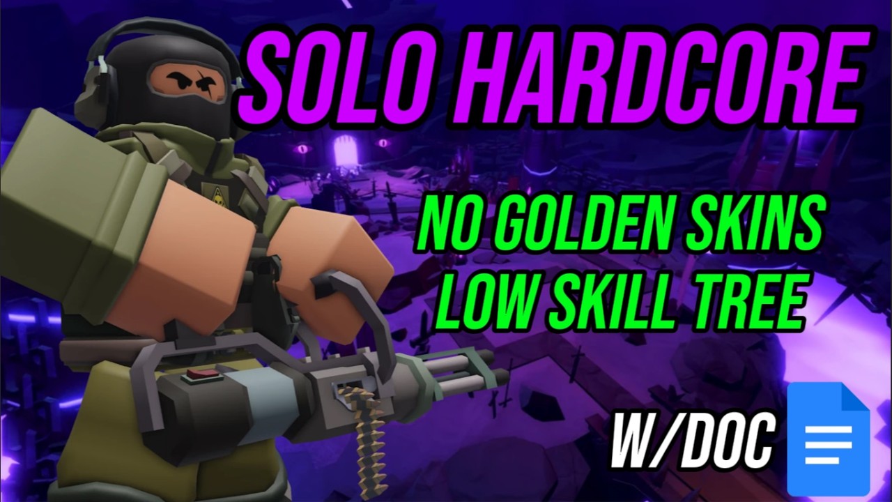 TDS SOLO HARDCORE WITH JUGGERNAUT NO GOLDEN SKINS