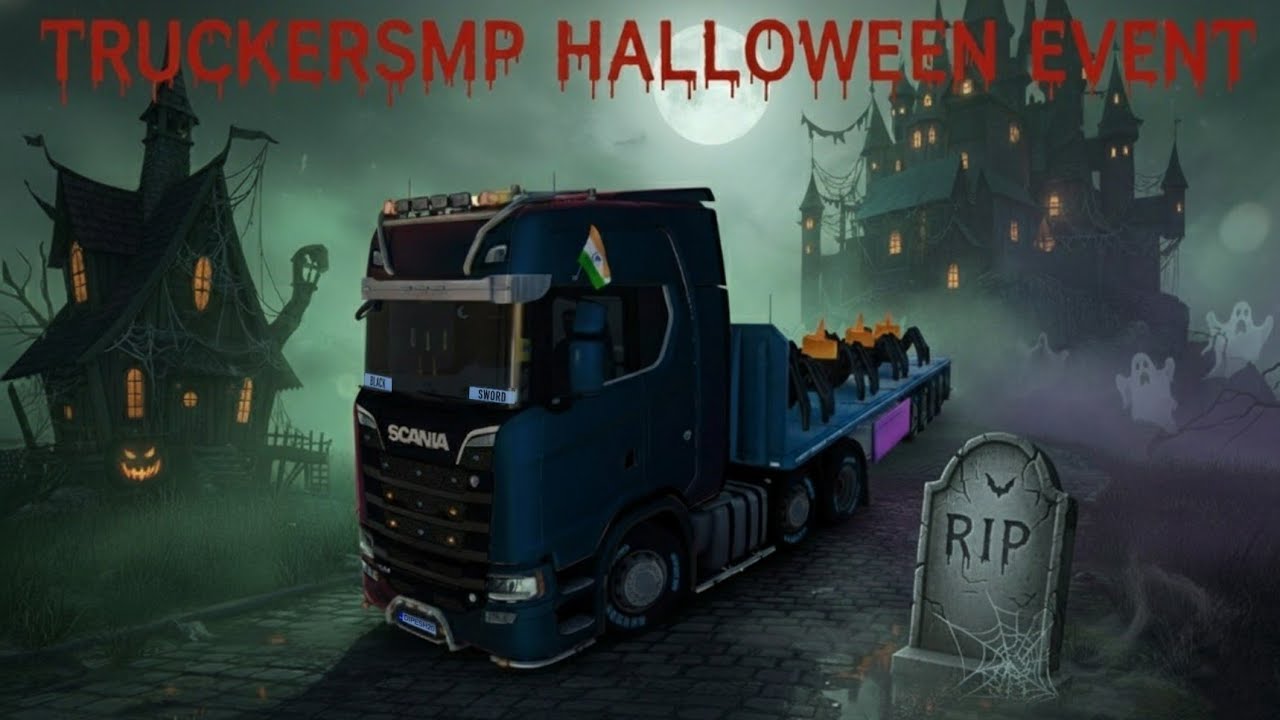 Best Halloween Event in TMP 2025 #truckersmp #ets2 #bandhilki #blacksword2051