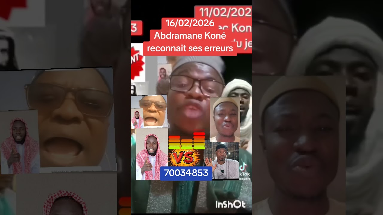 Oustaz Berthé, Abdrm Koné reconnait ses erreurs 