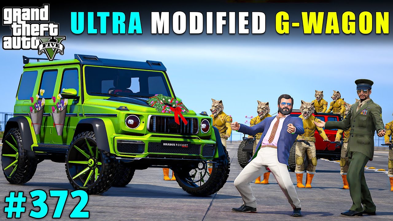 MILITARY COLONEL GIFTED RAREST G WAGON TO MICHAEL | GTA V GAMEPLAY #372 | GTA 5