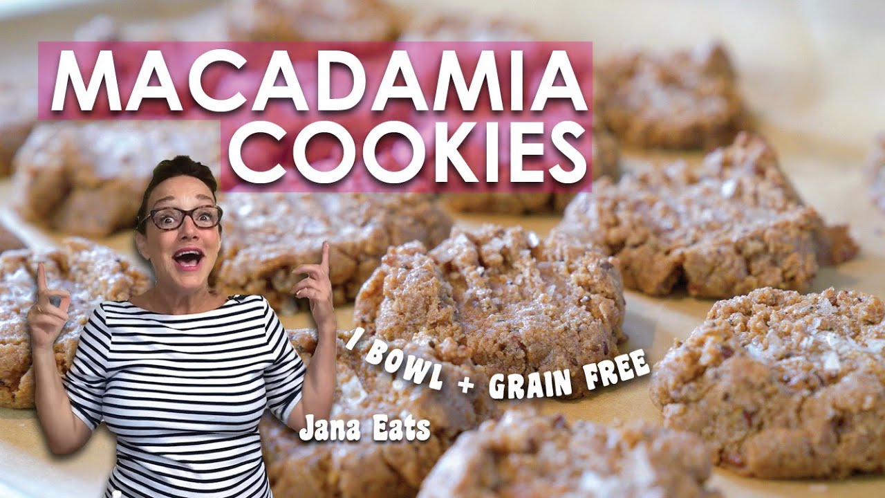 1 Bowl Macadamia Flour Cookies | Gluten-Free + Keto | Jana Eats