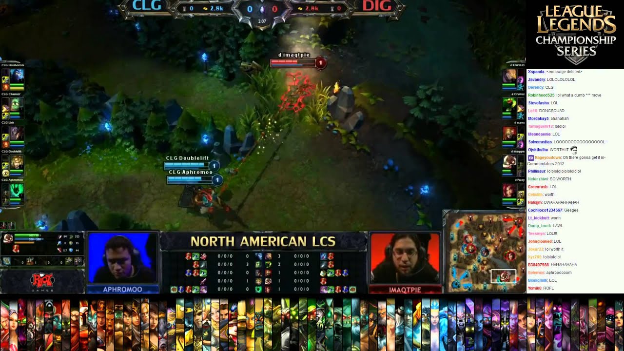 CLG vs DIG - imaqtpie says: WORTH IT!