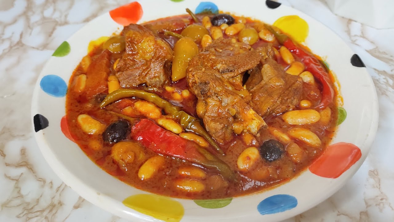 مرقة لوبيا تونسية بالمالح بنة على بنة mar9et loubia tunisienne