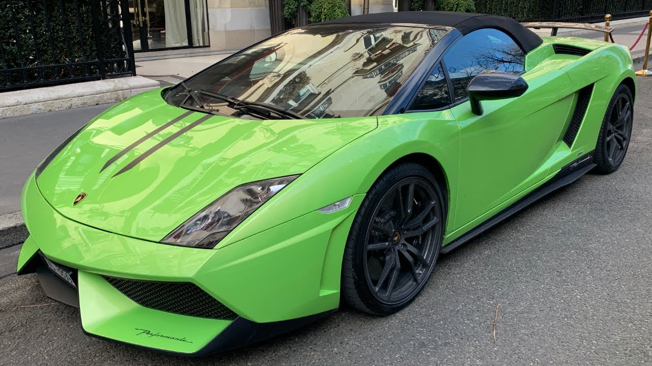 LAMBORGHINI GALLARDO PERFORMANTE SPYDER  - CARSPOTTING PARIS