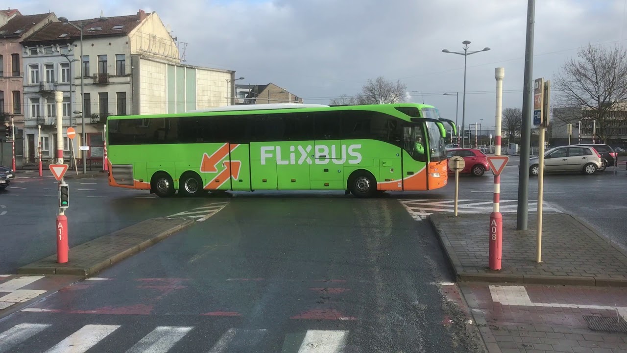 Brussels to Amsterdam by Flix bus ,First 10mins