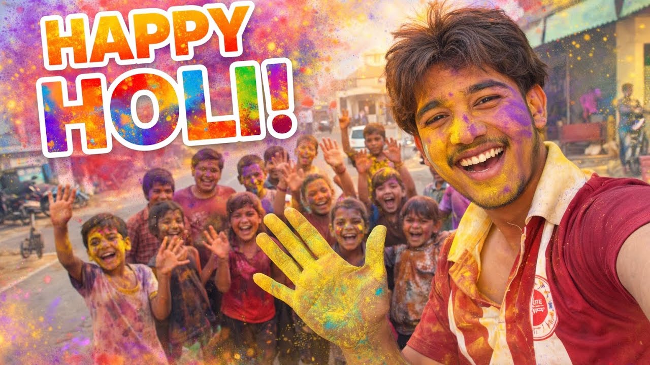 Holi Celebration Vlog | Rang, Masti Aur Fun 🎉#viral #trending #happyholi #villagelife