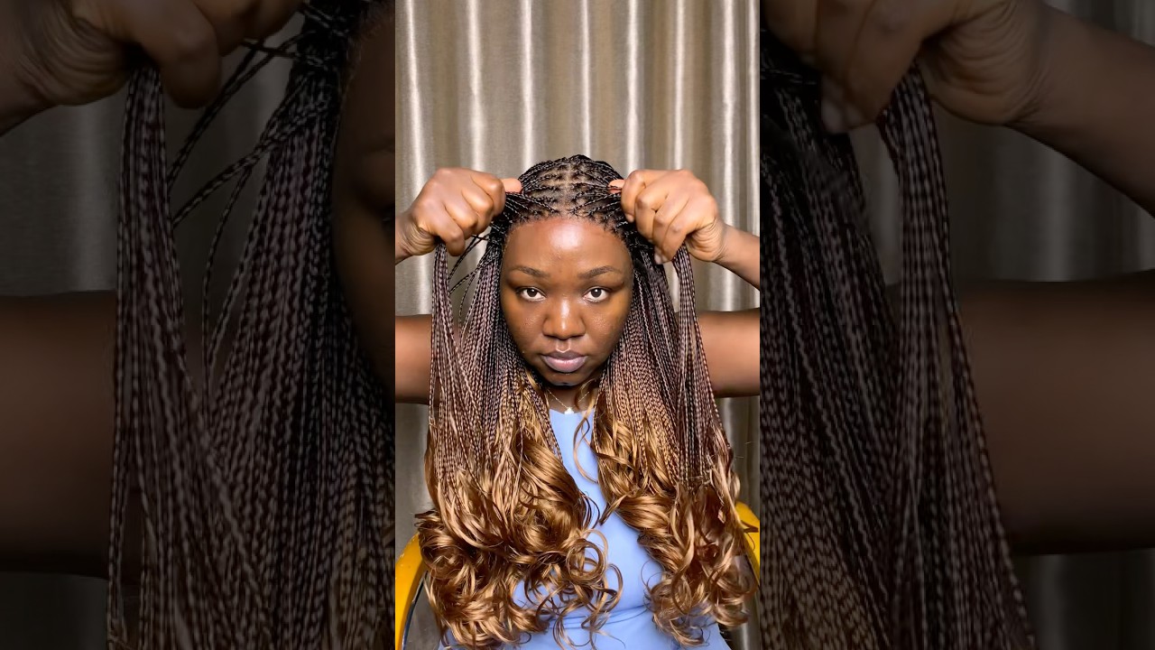 Glueless braided wig.. Easy peasy take out. #braids #braidedwig #hairextensions #frontalwig #hair