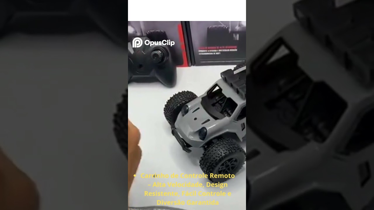 Carrinho Controle Remoto Design Resistente, F&aacute;cil Controle e Divers&atilde;o Garantid( link na descri&ccedil;&atilde;o)