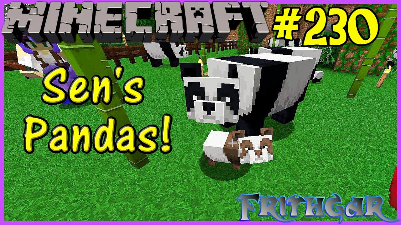 Let's Play Minecraft #230: Senleya's Pandas!