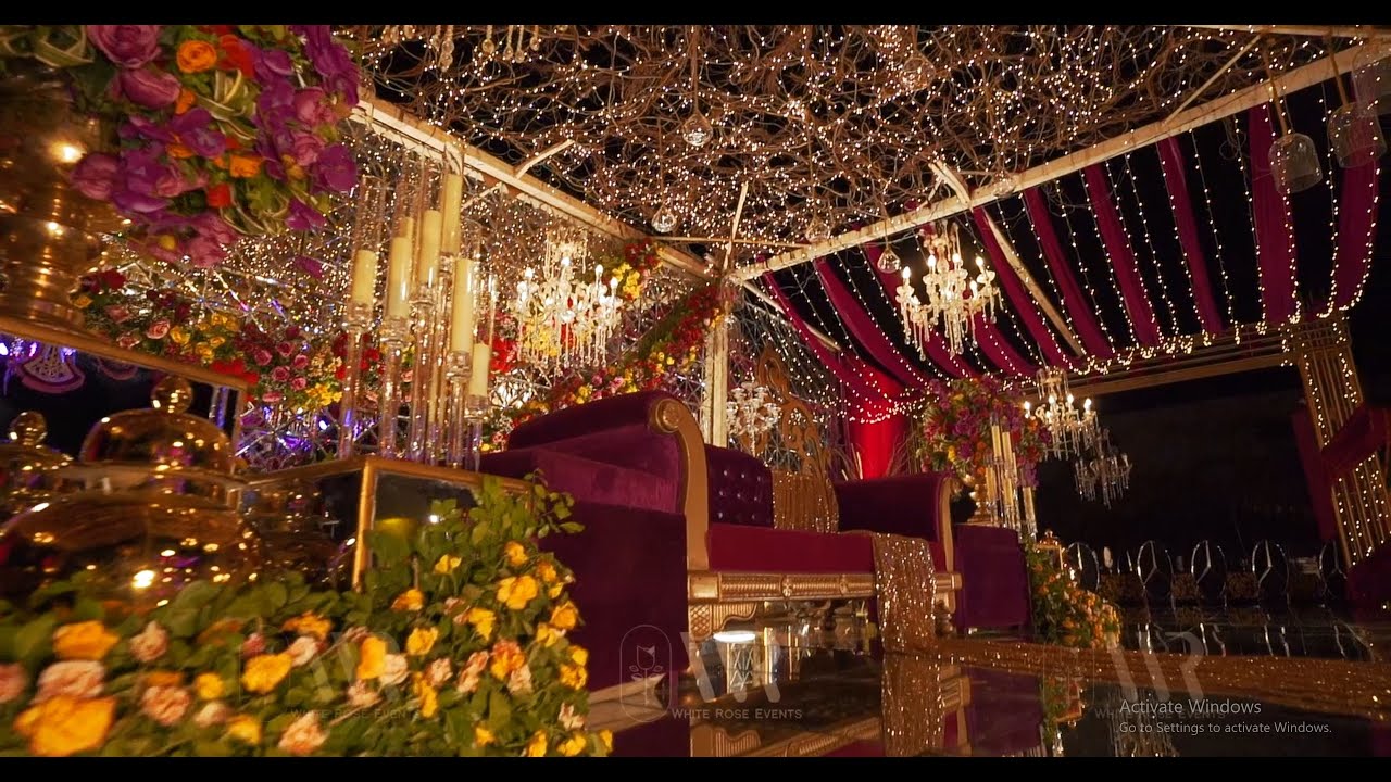 Outdoor Wedding Design | Mehndi | Shendi Night