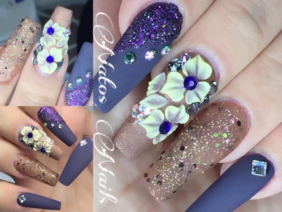 Uñas Acrilicas Otoño Invierno Matte | Natos Nails