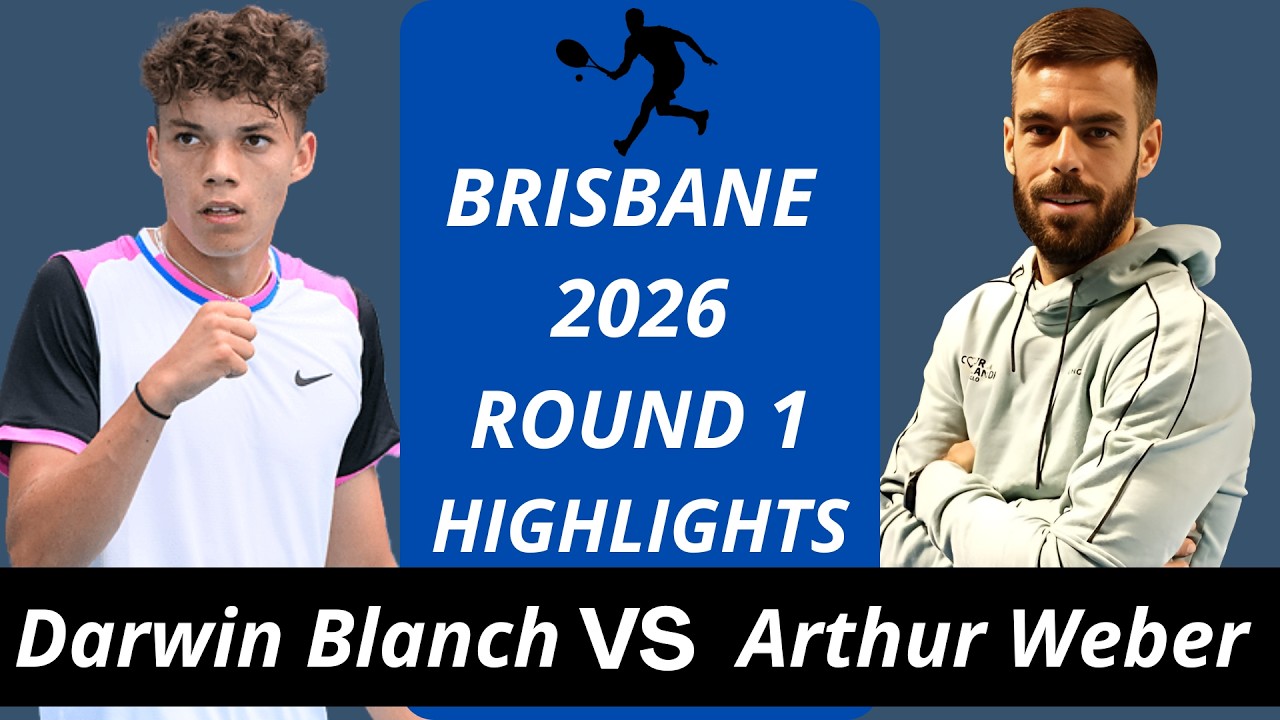 Darwin Blanch vs Arthur Weber | Brisbane 2026 R1 Highlights
