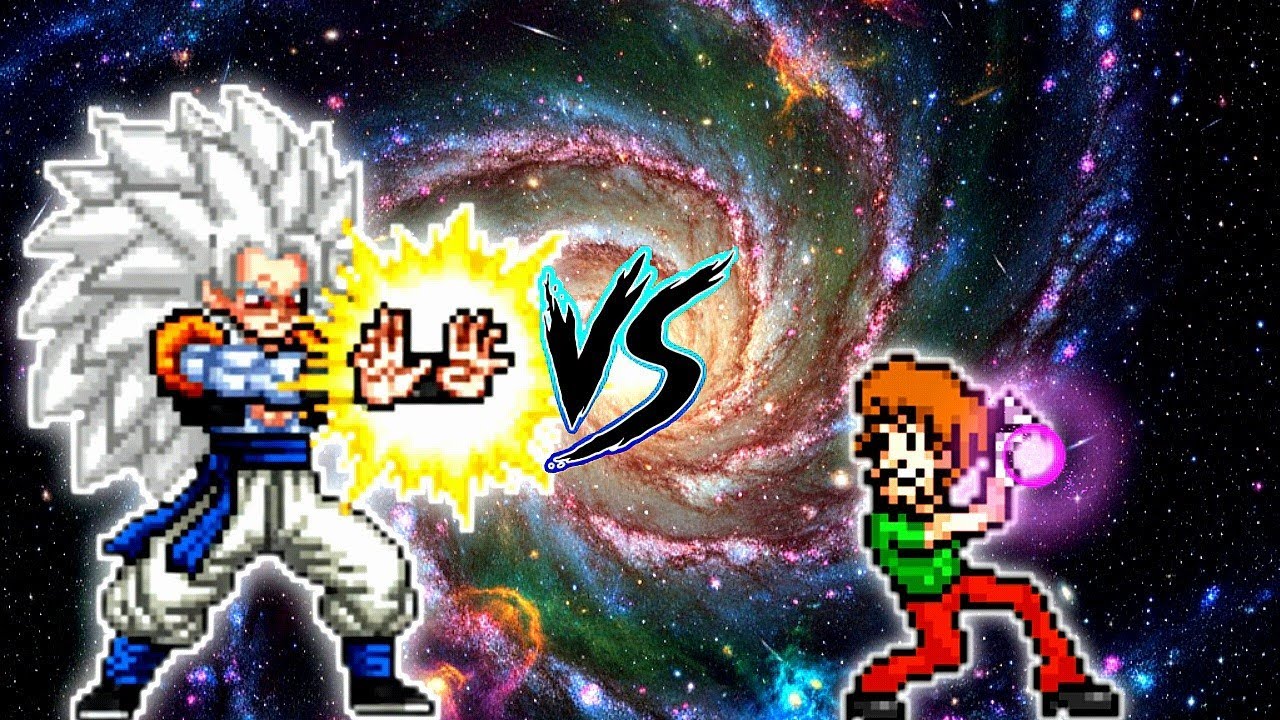 GOGETA SSJ5 V4 OP VS SHAGGY MUI V3 OP в Мугене