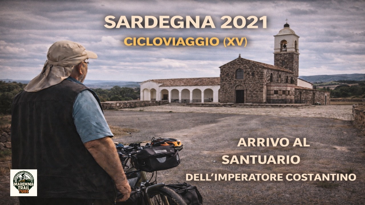 Cicloviaggio (15) – Sardegna 2021: arrivo al Santuario dell’Imperatore Costantino 🏛️🚴‍♂️