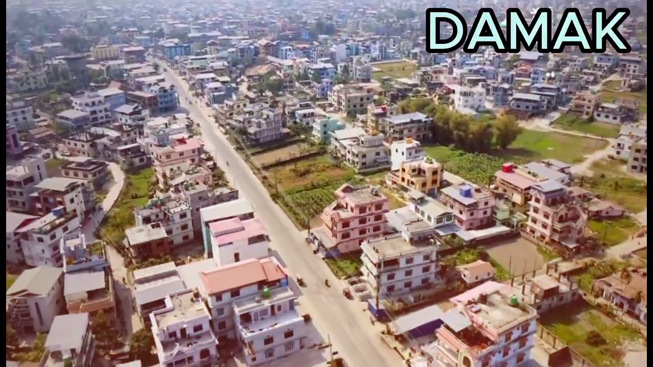 DAMAK Jhapa Drone Footage#djimini3pro
