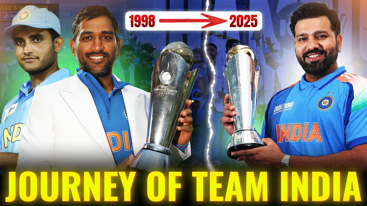 Team India’s Complete Champions Trophy Journey (1998-2025) | Explained | ICC Champions Trophy 2025