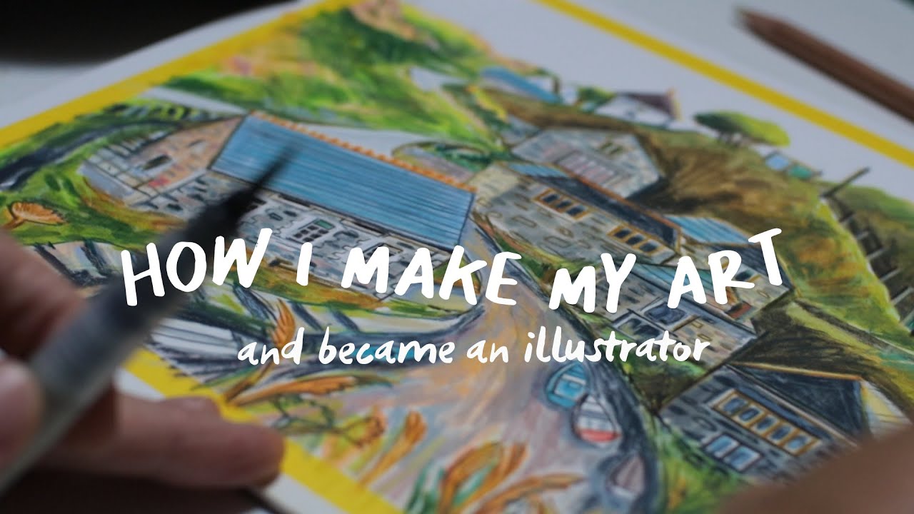 How I make my art + How I became an illustrator | ART CHAT + PROCESS