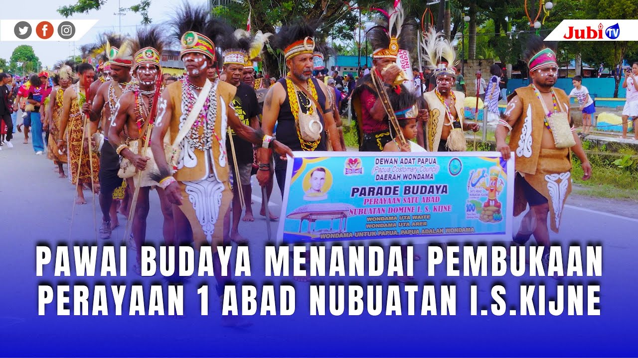 PAWAI BUDAYA MENANDAI PEMBUKAAN PERAYAAN 1 ABAD NUBUATAN I.S.KIJNE