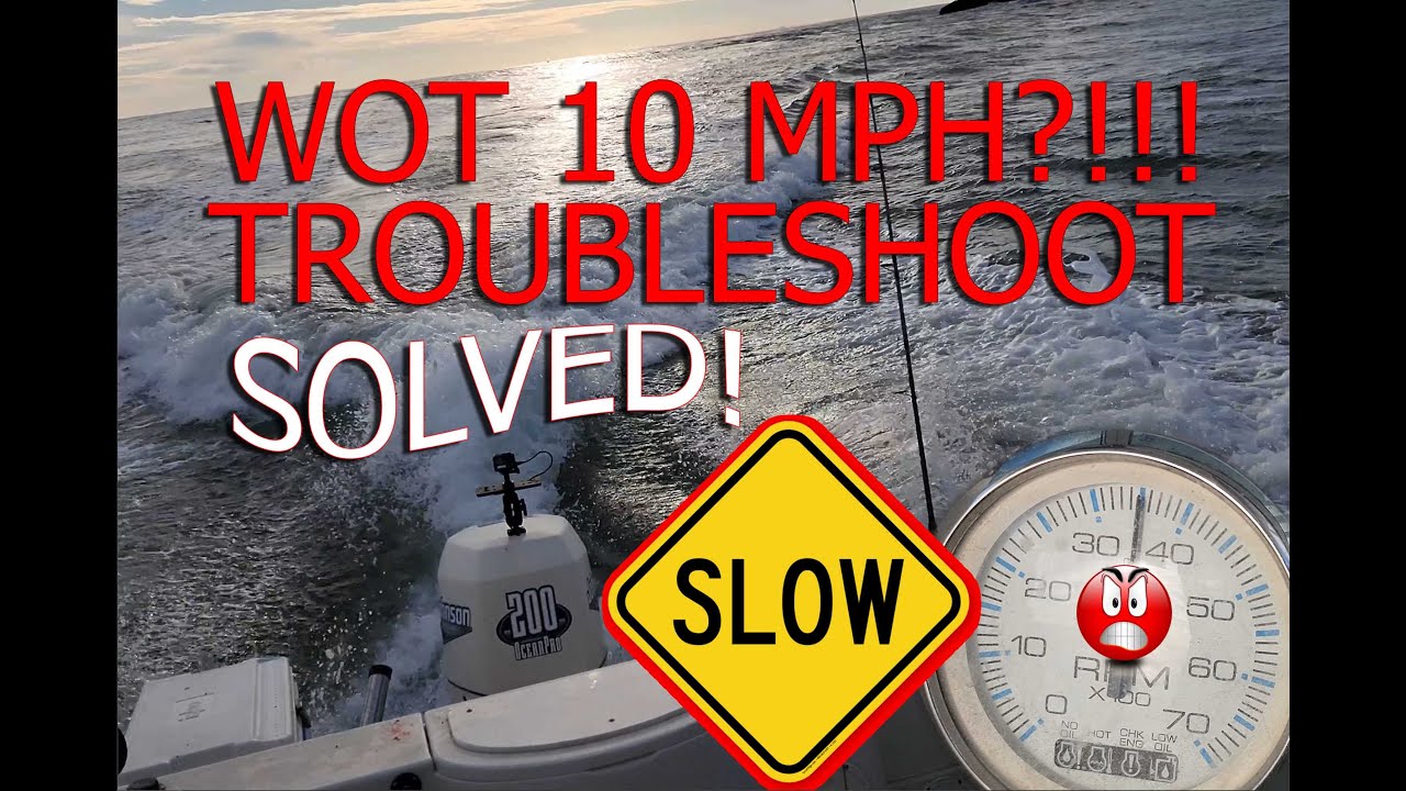 Striper 2300 200HP Johnson boat won't plane at WOT finally SOLVED! thorough tshooting testing