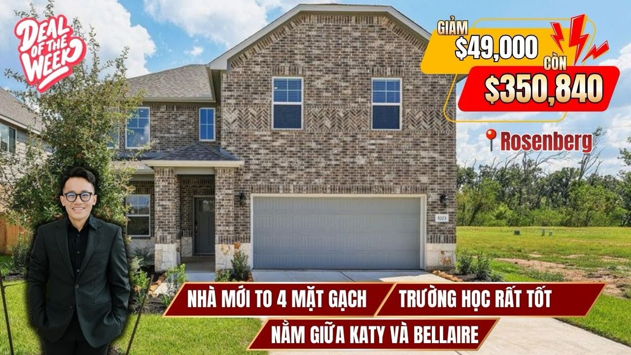 #47: NHÀ MỚI TO BUILDER BÁN GIÁ QUÁ QUÁ RẺ!! KHU THUẾ, HOA THẤP HAY TRƯỜNG HỌC ĐỀU TỐT!!