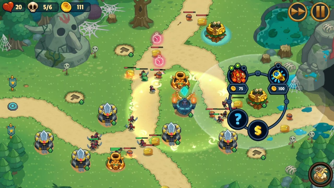 Realm Defense - World 1 | Level 10 (Great Slime's Cave) | Towers Only Mode | 3 Stars | No Spell