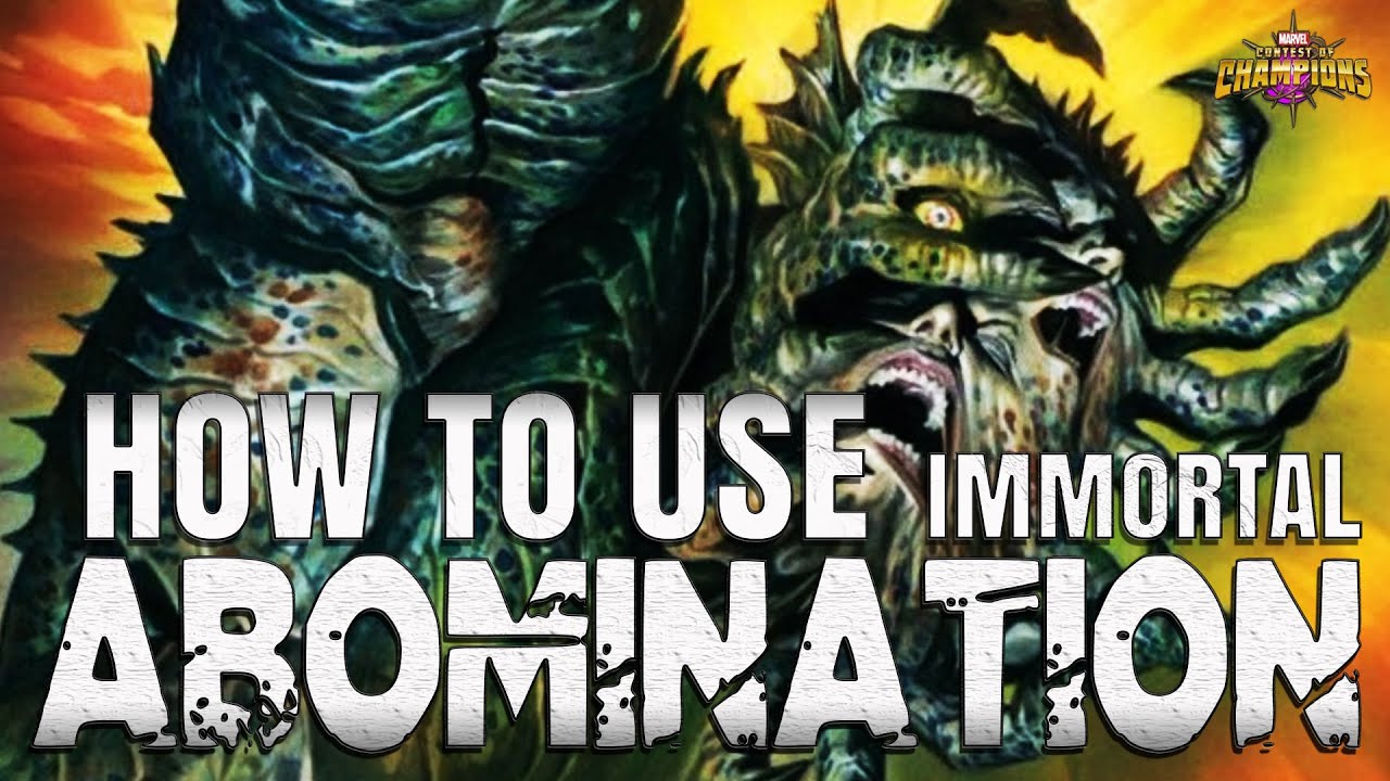 How To Use IMMORTAL ABOMINATION Easily | Powerful Acid Burn | Marvel Contest Of Champions