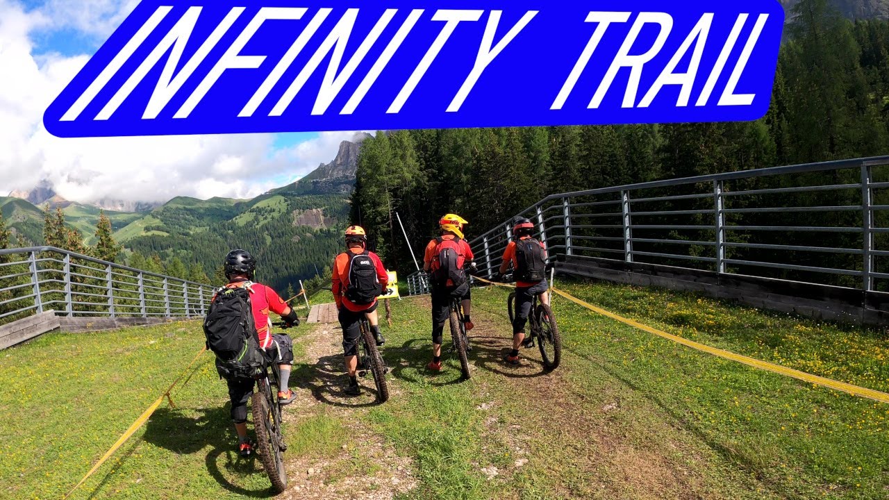 MTB Dolomiti Sellaronda 04.07.2021 sentiero INFINITY TRAIL
