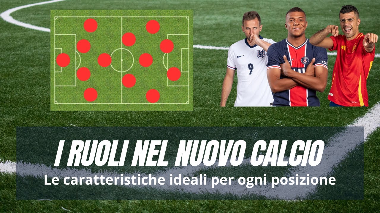 I RUOLI NEL NUOVO CALCIO