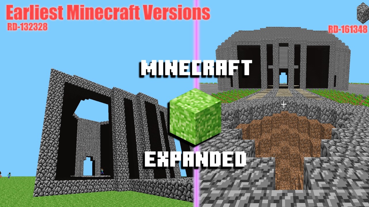 Bringing The Oldest Minecraft Versions to Modern Day