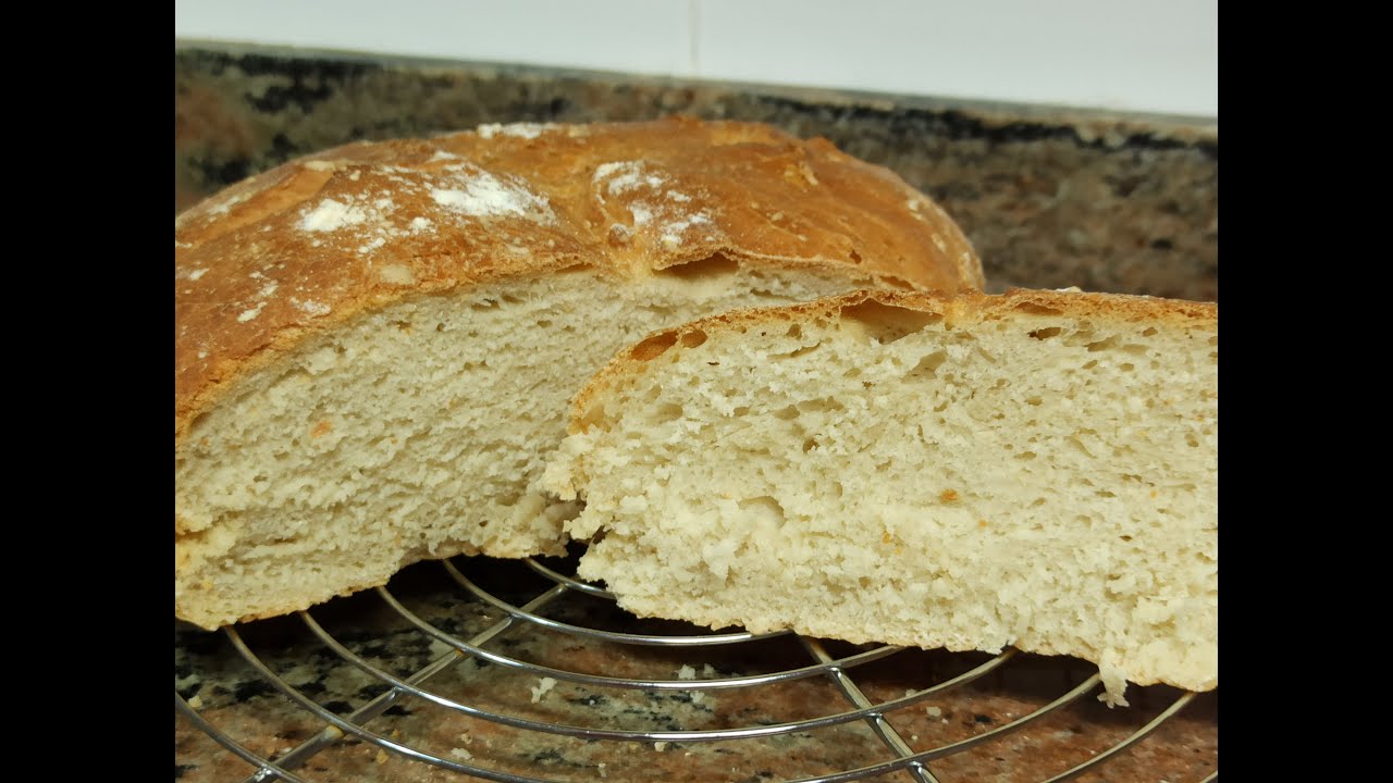 Pan de aceite de oliva fácil y rápido.