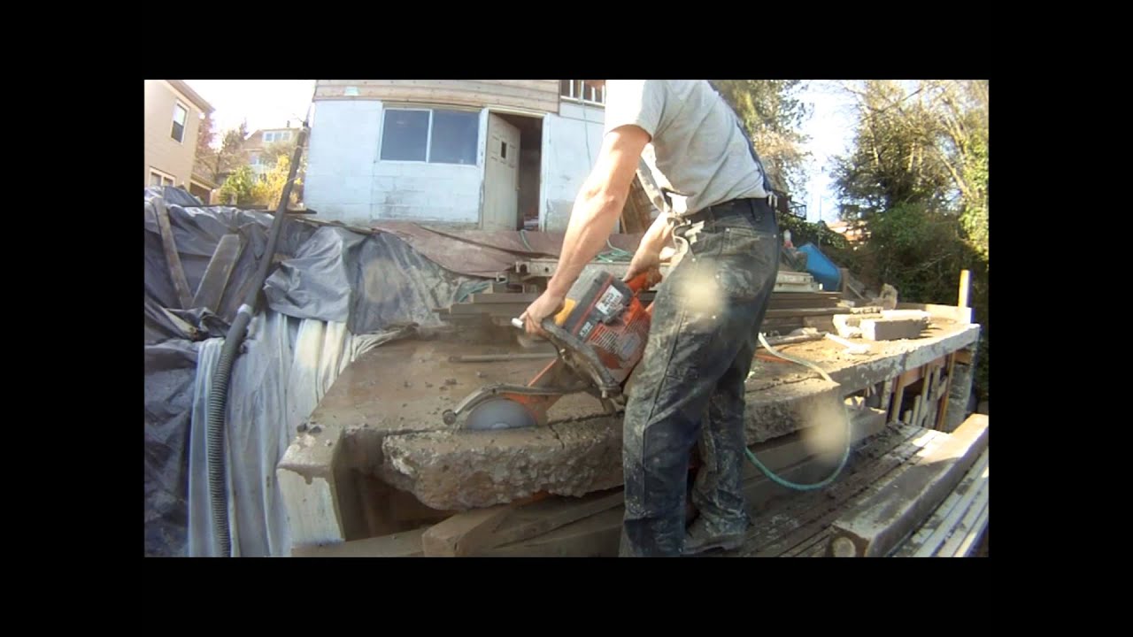 Using the Hasqvarna K760 Cut-n-Break Saw