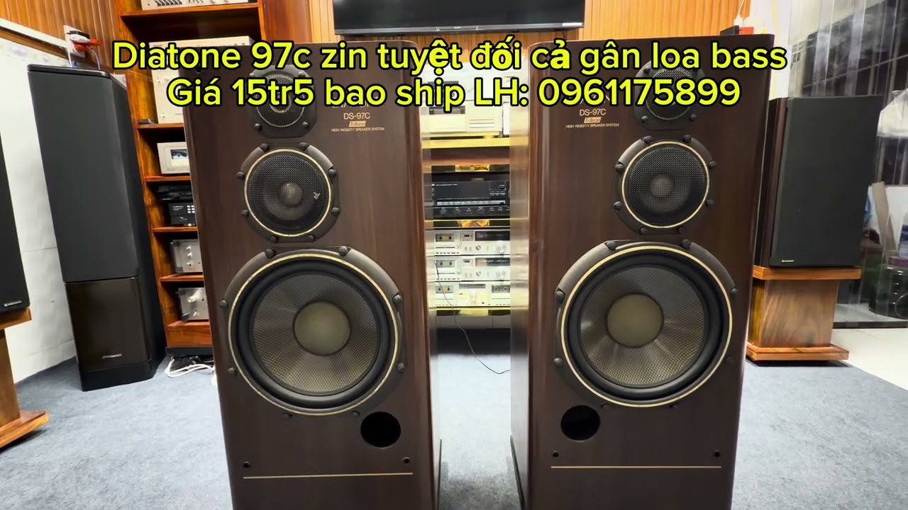 Diatone 97C zin tuyệt đối gân bass chưa thay .giá 15tr5 bao ship