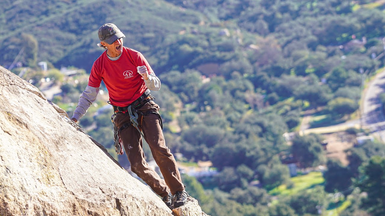 Gunwale - 5.12a, First Ascent by Mike Rice, North Deerhorn