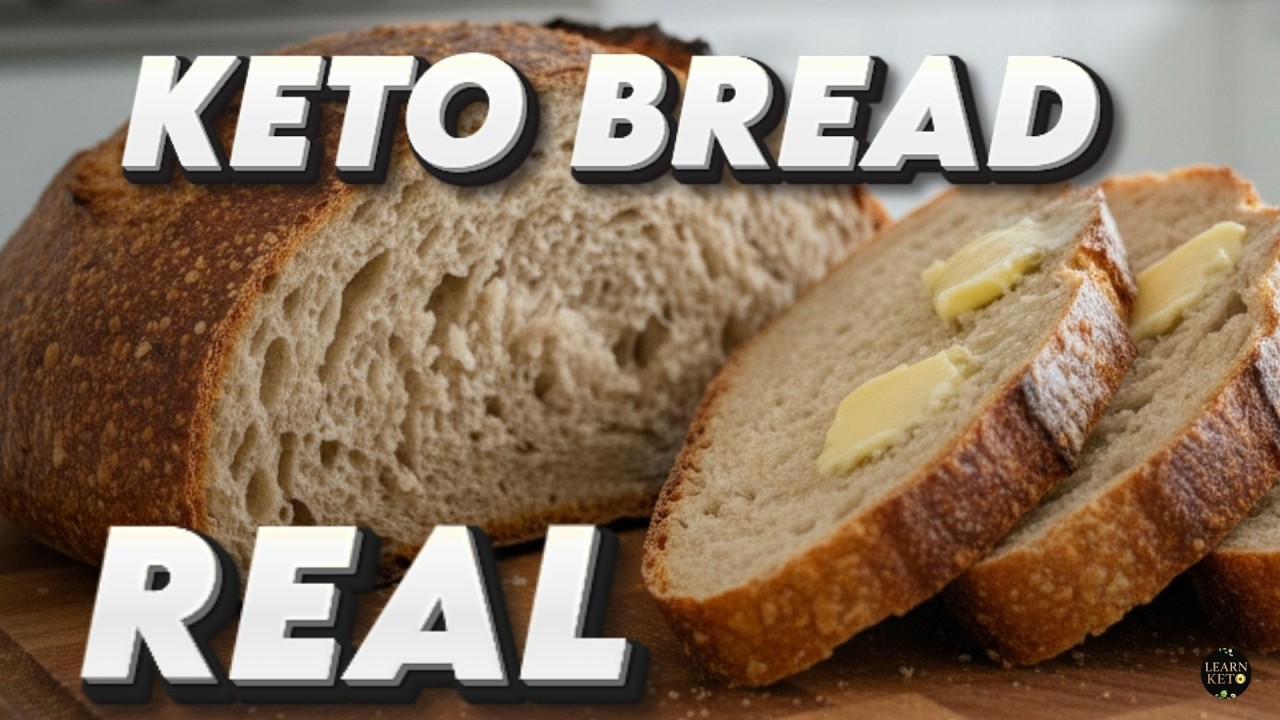 Keto Bread Recipe That Tastes Like Real Bread  Low Carb Sourdough with Lupin Flour