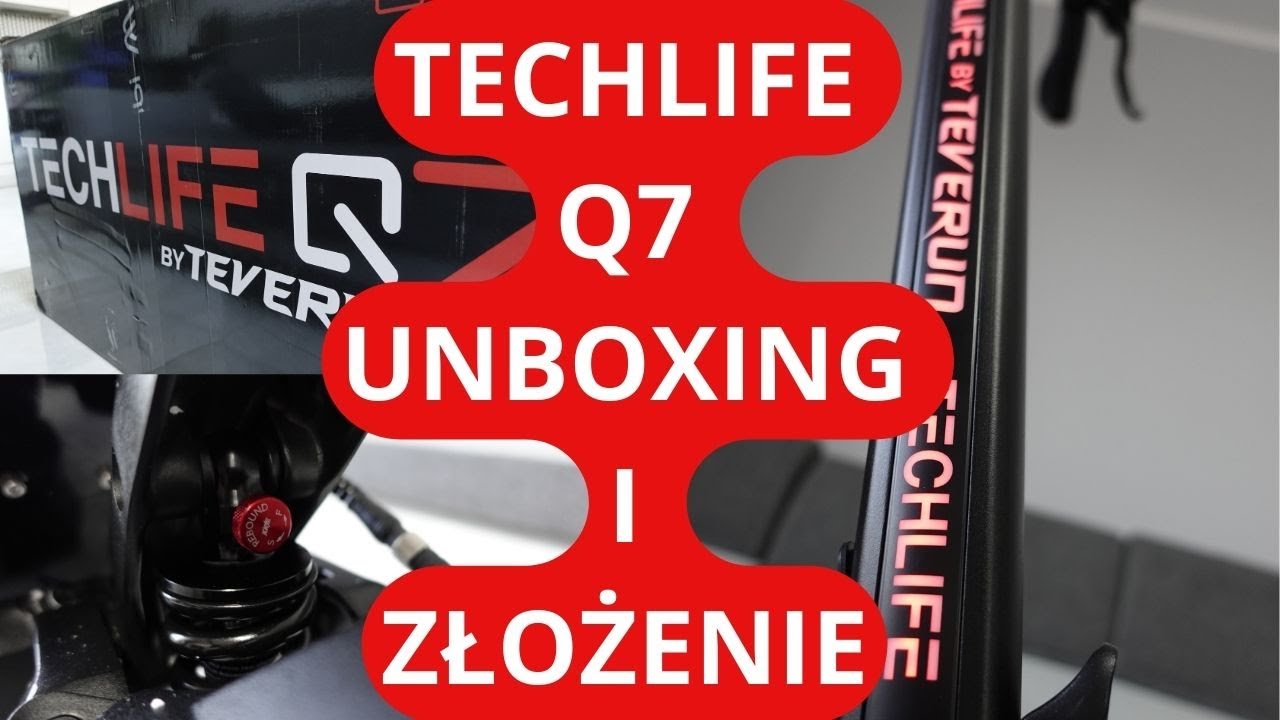 Unboxing i Montaż Hulajnogi Elektrycznej Techlife Q7: Gotowi na Jazdę!🛴✨