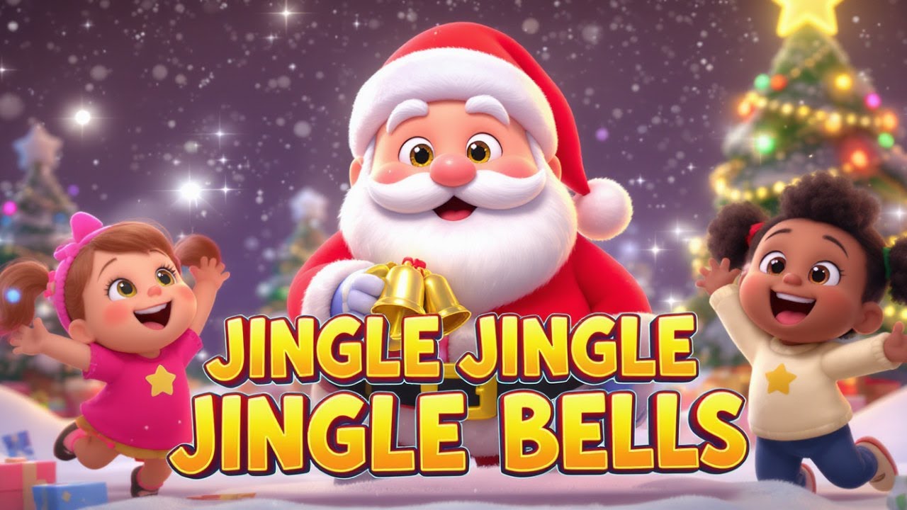 Jingle Bells Kids Song 🎄 | Christmas Rhymes for Children   #jinglebells #santa #christmas #yt 