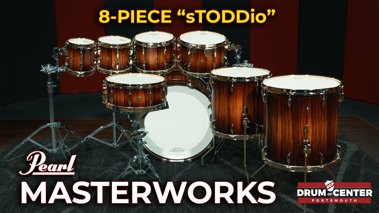 Pearl Masterworks 8-Piece Drum Set Demo - The 