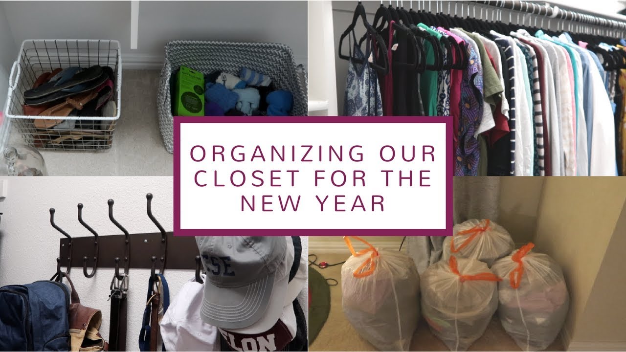 Organizing Our Closet for the New Year | Tidy Home 2018