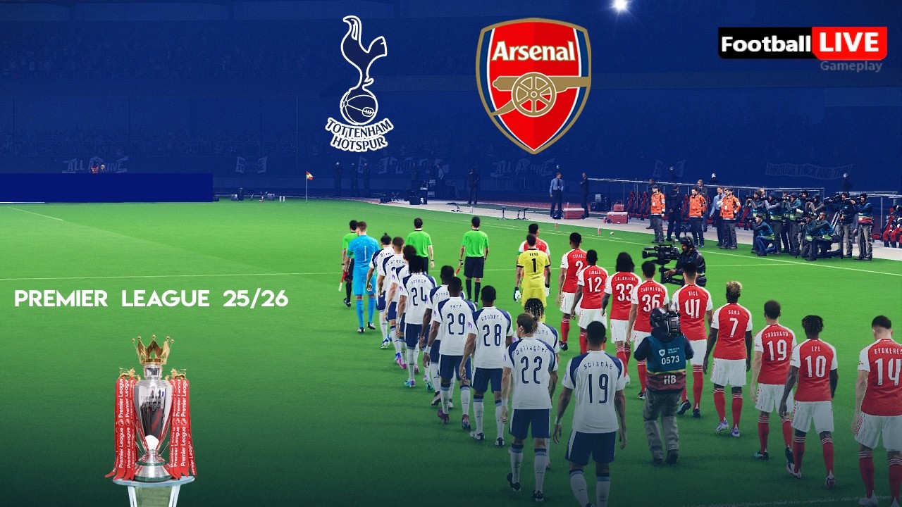 TOTTENHAM vs ARSENAL - Premier League 25/26 | Full Match All Goals | Simulation PES