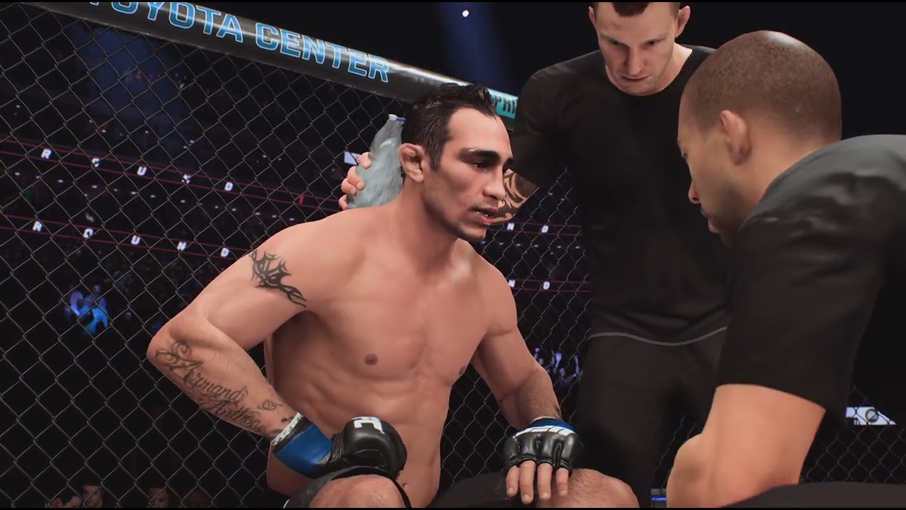 Tony Ferguson vs Khabib Nurmagomedov UFC 209 Full fight simulation 