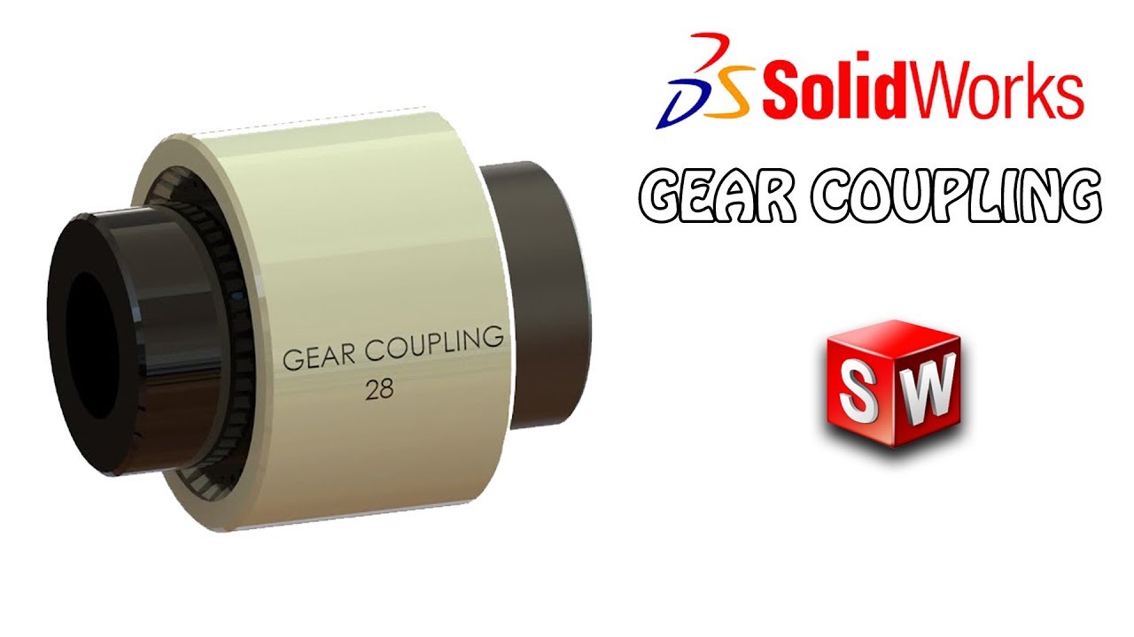 Solidworks Tutorial 34 | Gear Coupling (for motor & Pump Assembly) | in Hindi